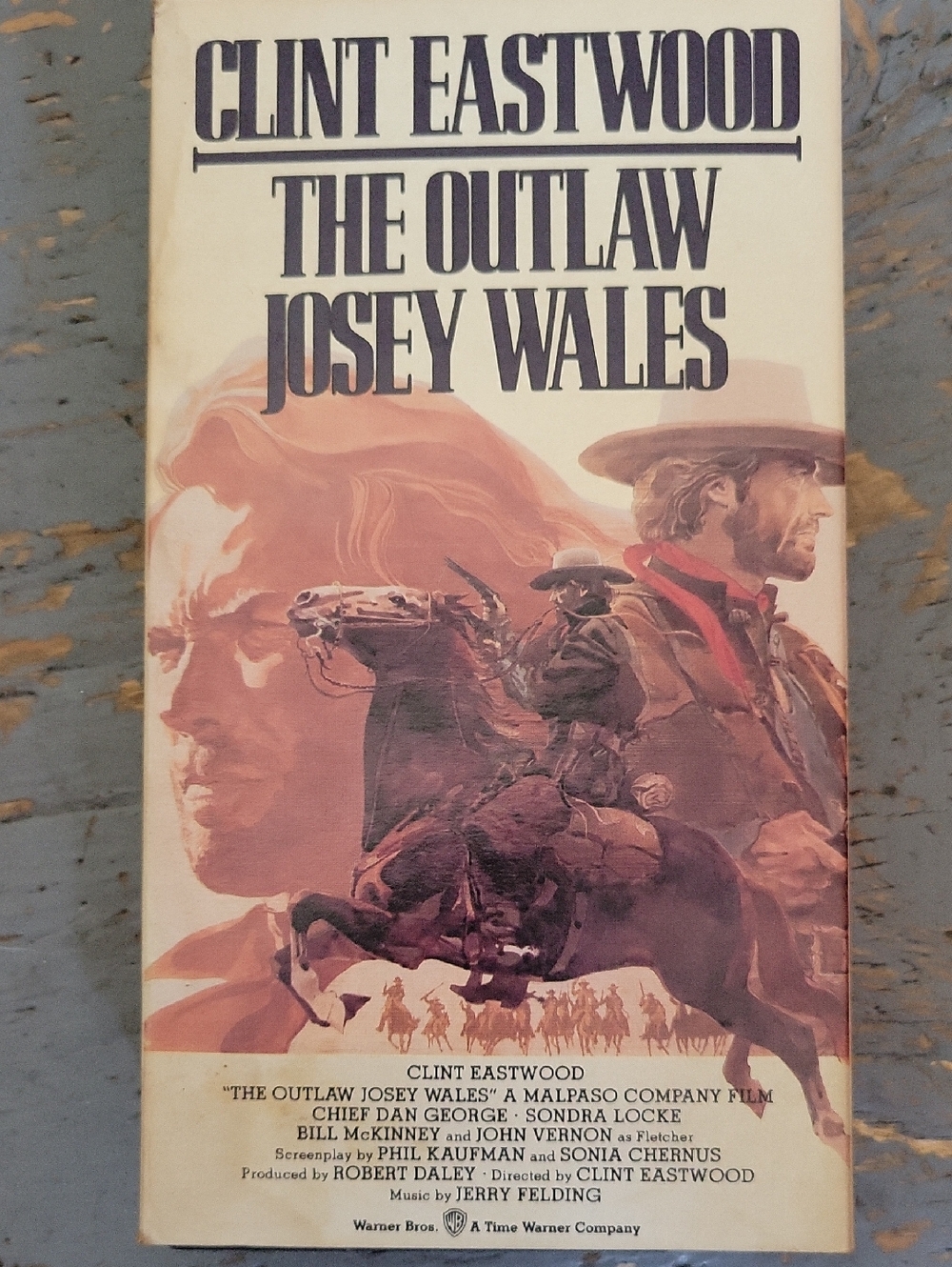 The Outlaw Josey Wales Vintage VHS Movie Clint Eastwood